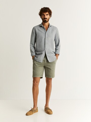 Scalpers Regular Trousers in Grey: front