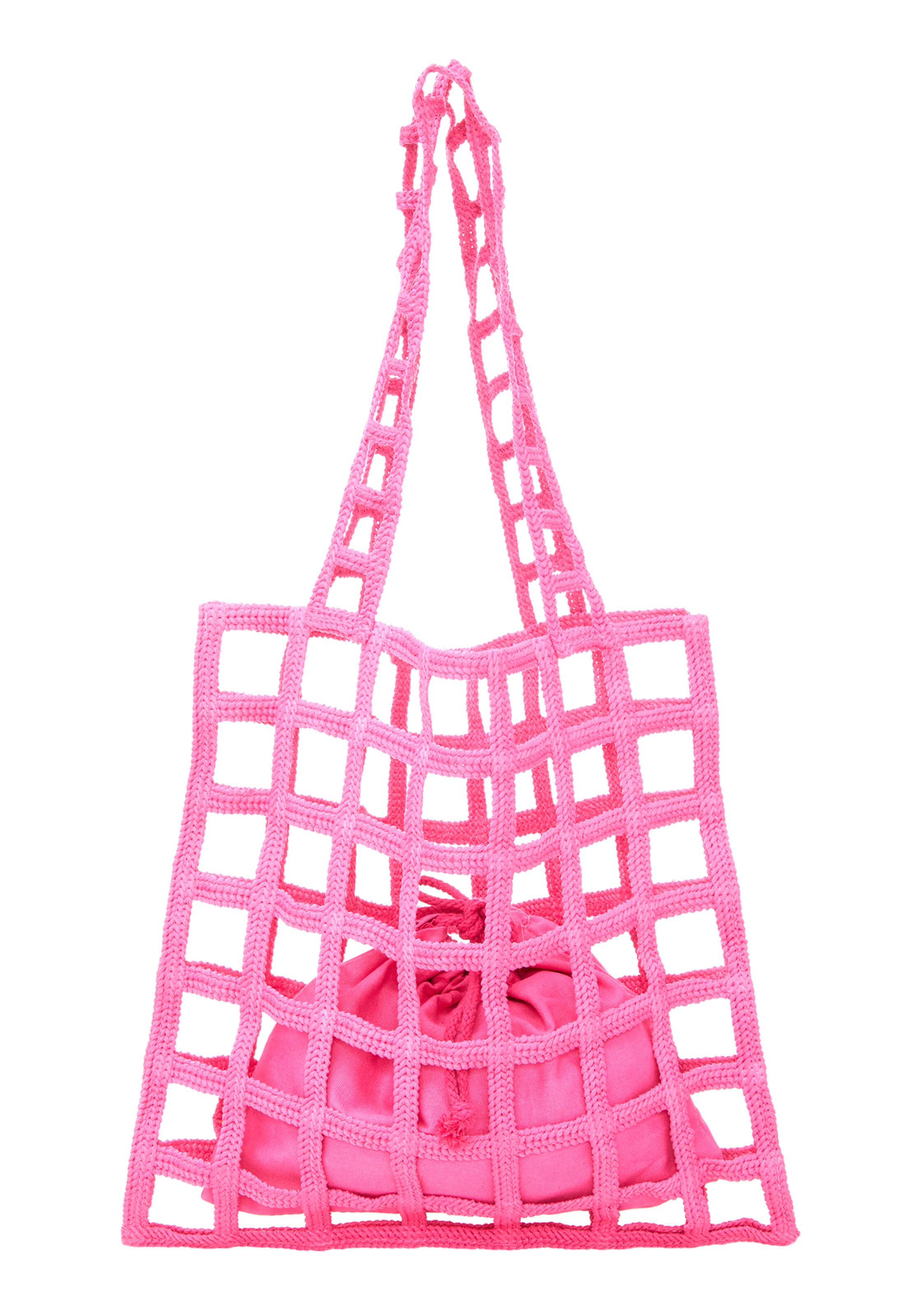 Sac bandoulière FELIPA en rose : devant