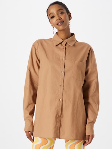 Misspap Blouse in Brown: front