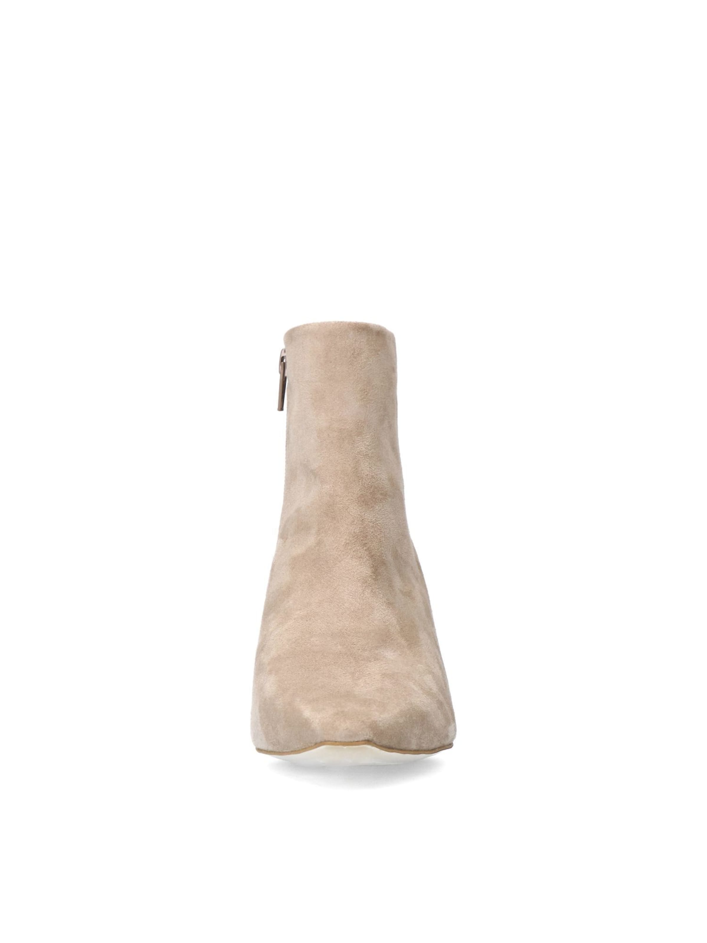 MANFIELD Ankle Boots in Beige