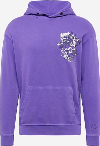 REPLAY Sweatshirt i lila: framsida