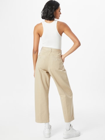 Carhartt WIP Regular Pleat-front trousers 'Cara' in Beige
