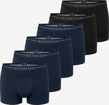 SCHIESSER Boxer shorts 'Cotton Flex' in Blue: front