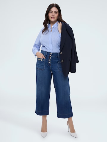 Chemisier Fiorella Rubino en bleu