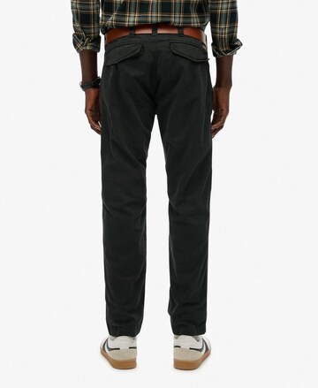 Regular Pantalon chino 'Utility' Superdry en noir