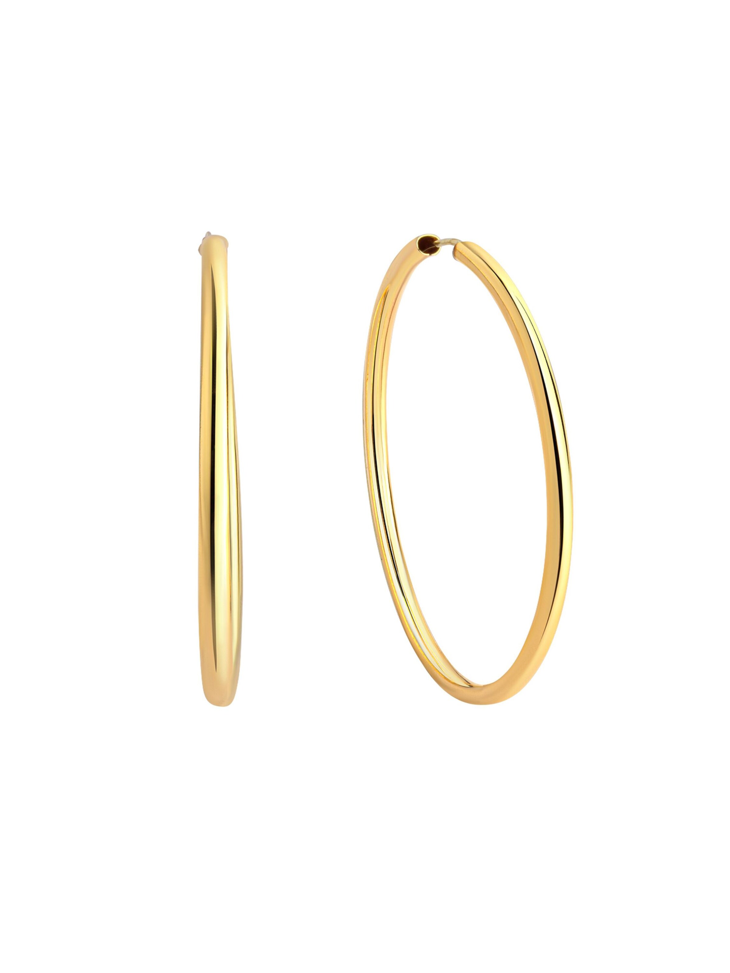 Boucles d'oreilles CELESTA en or : devant