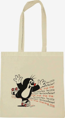 LOGOSHIRT Baumwolltasche 'Der kleine Maulwurf' in Braun: Vorderseite