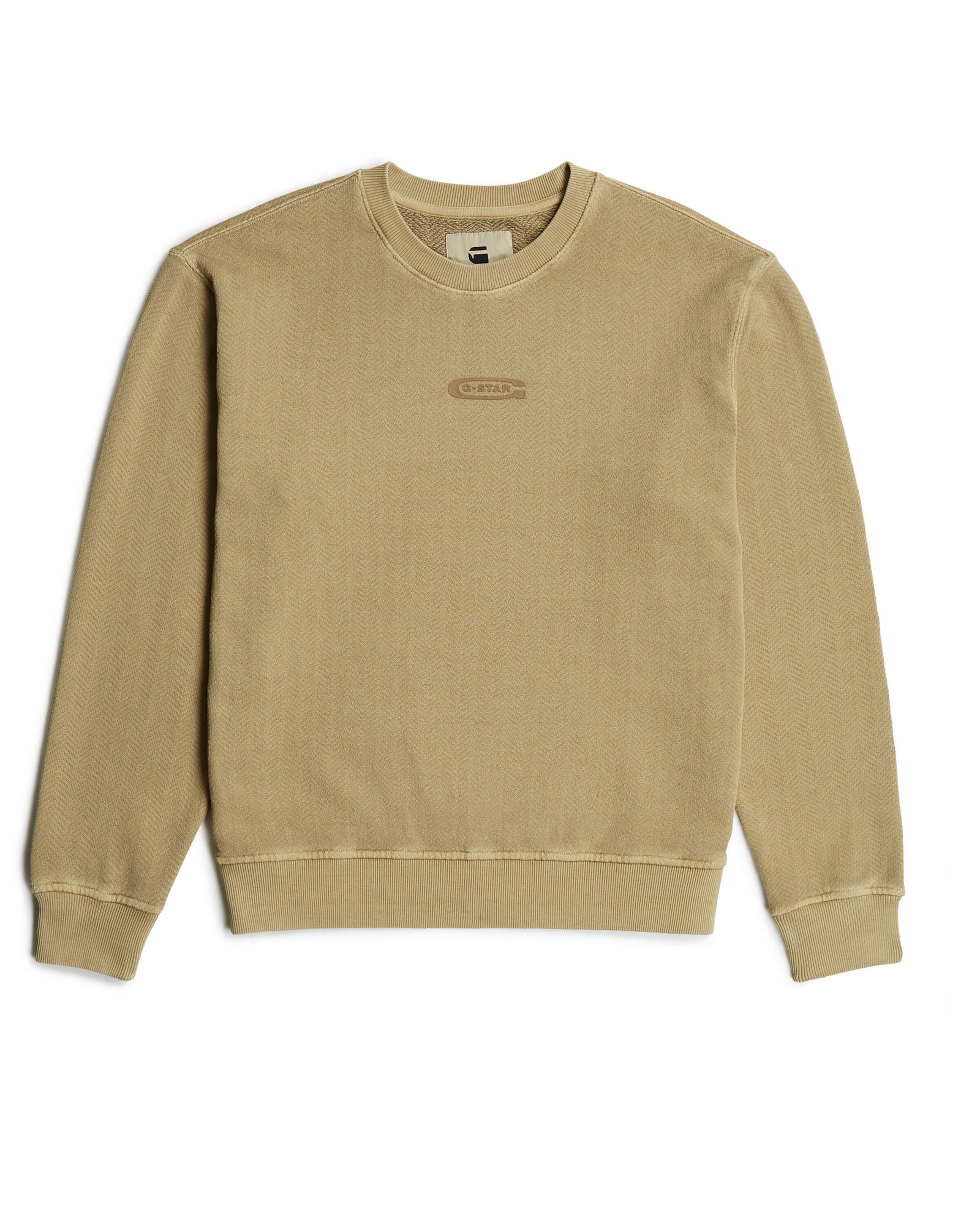 G-STAR Sweatshirt 'Relaxed' in Beige: front