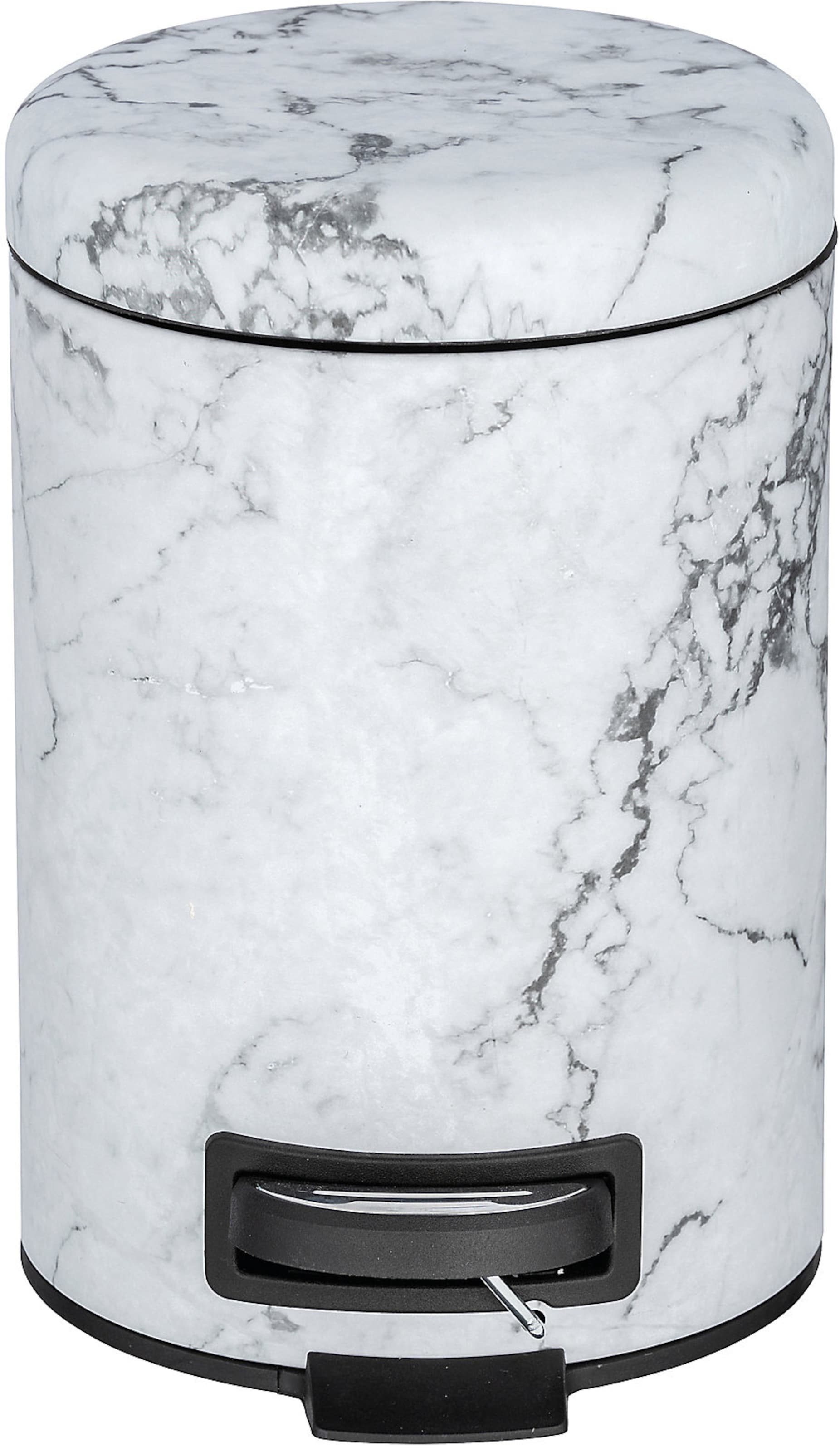 Wenko Treteimer 'Onyx' in Grau: Vorderseite