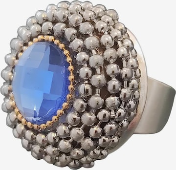 Bague 'Blue Rebel' CLAUDIA DE ROSA JEWELRY en argent : devant