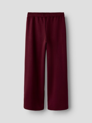 NAME IT Wide Leg Bukser 'NKFNEHA' i rød