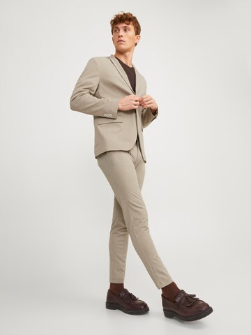 Coupe slim Pantalon 'MARCO' JACK & JONES en beige