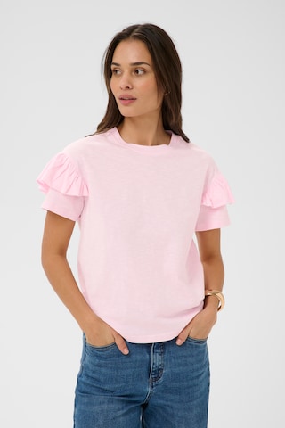 Kaffe T-Shirt 'KAErin' in Pink: Vorderseite