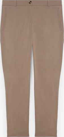 Regular Pantalon Fiorella Rubino en beige : devant