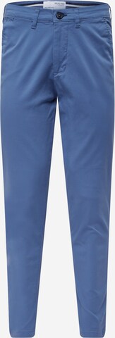SELECTED HOMME Chino Pants 'Miles Flex' in Blue: front