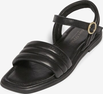 Marc O'Polo Strap Sandals in Black: front