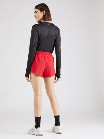 ADIDAS PERFORMANCE Regular Workout Pants 'Adizero Essentials' in Red