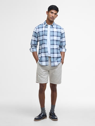 Barbour Regular fit Button Up Shirt 'Lewis' in Green