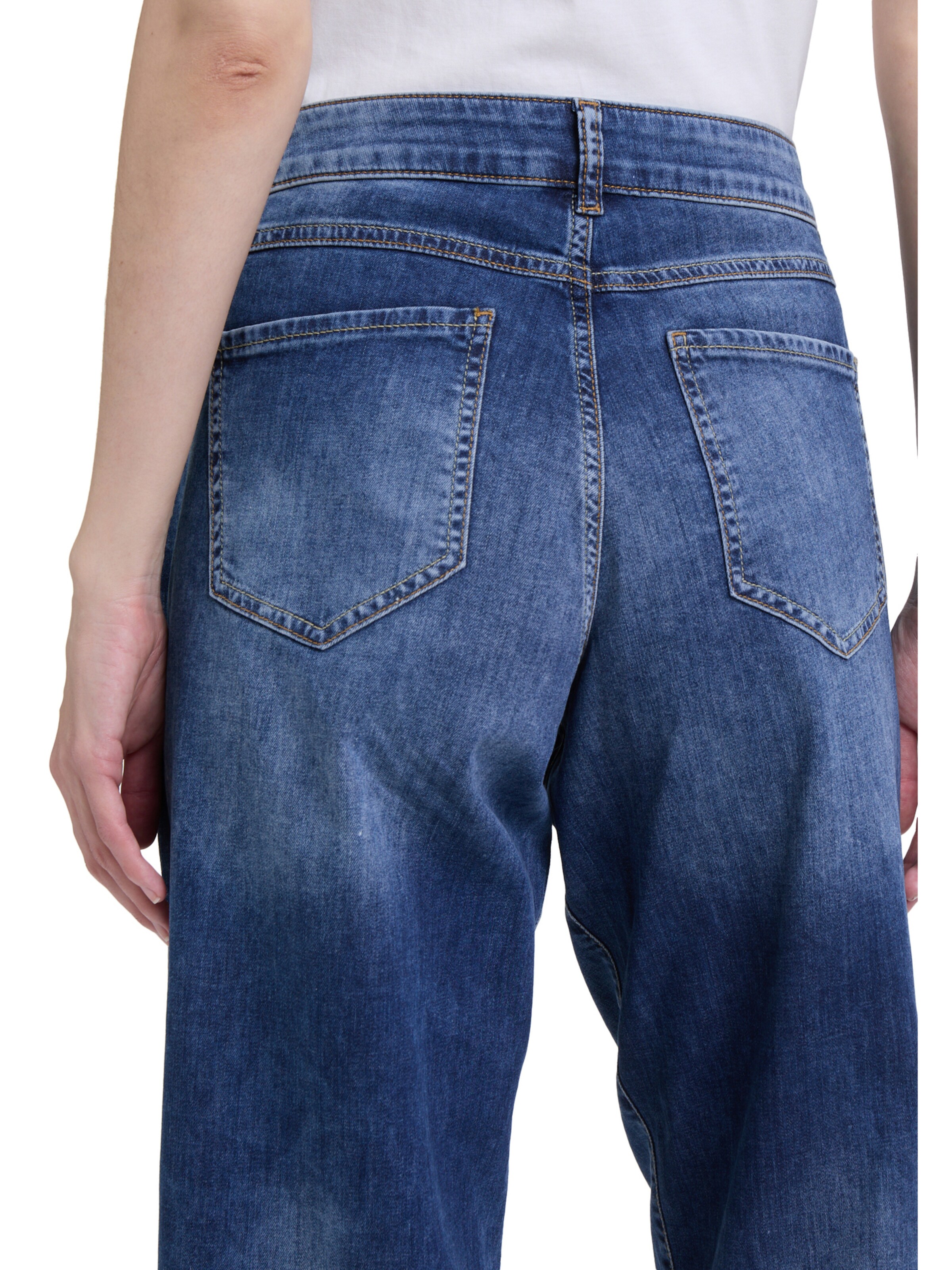 Loosefit Jean 'Used Look' Cartoon en bleu