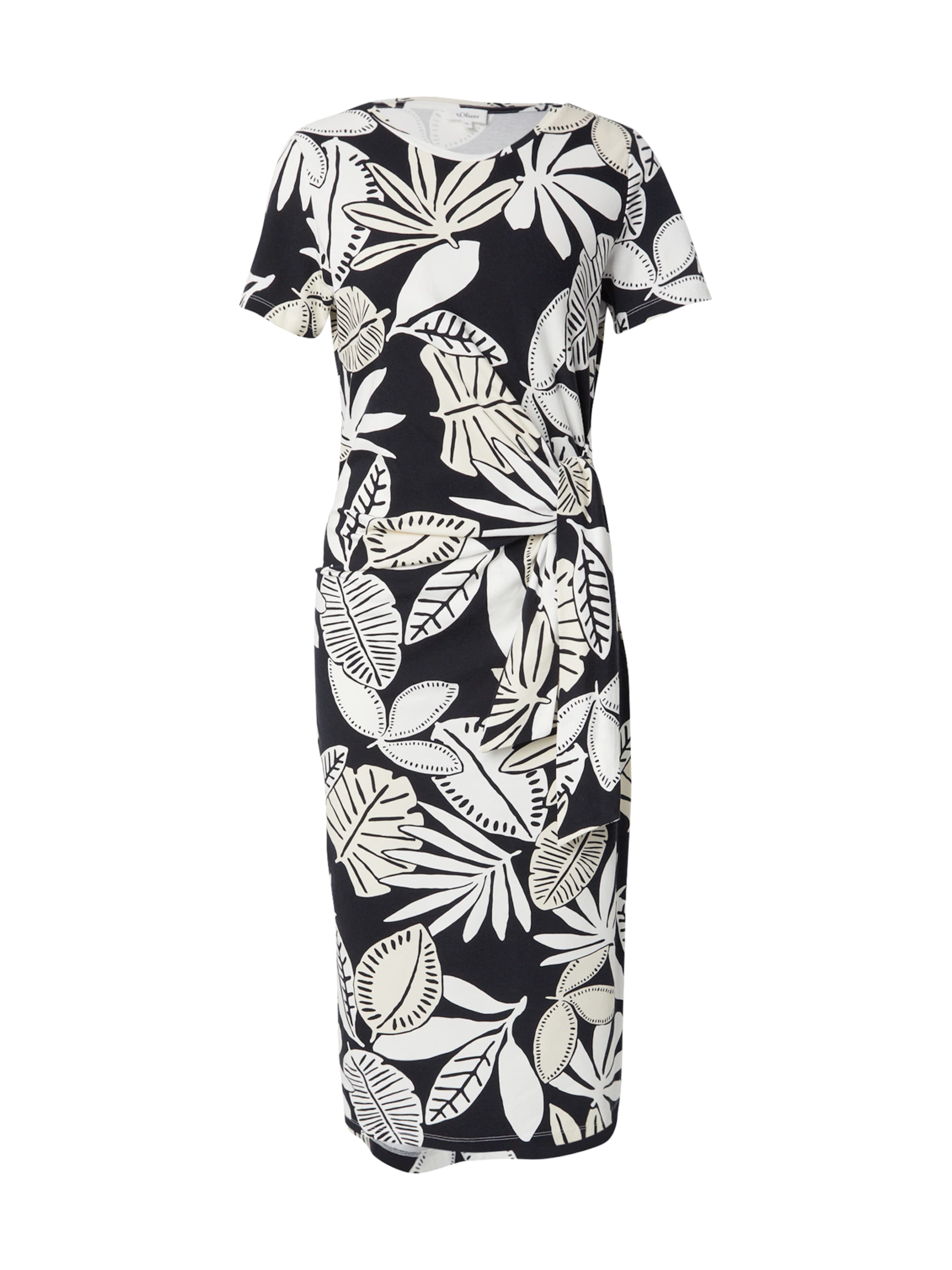 s.Oliver Jurk in Zwart: voorkant