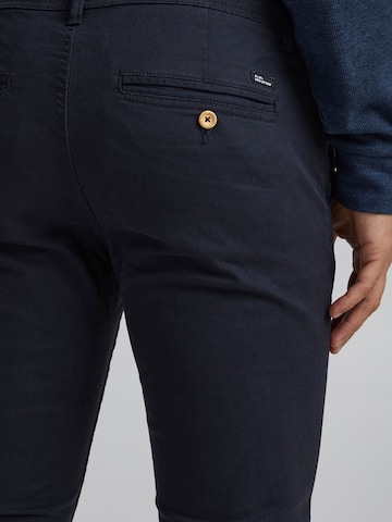 BLEND Slimfit Chinohose 'Natan' in Blau