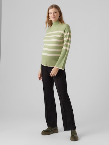 Vero Moda Maternity Pullover 'HAPPINESS' in Grün