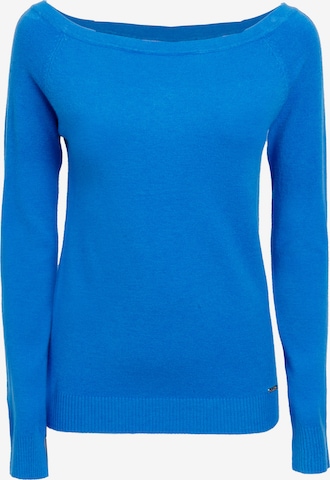 mėlyna Influencer Megztinis: priekis