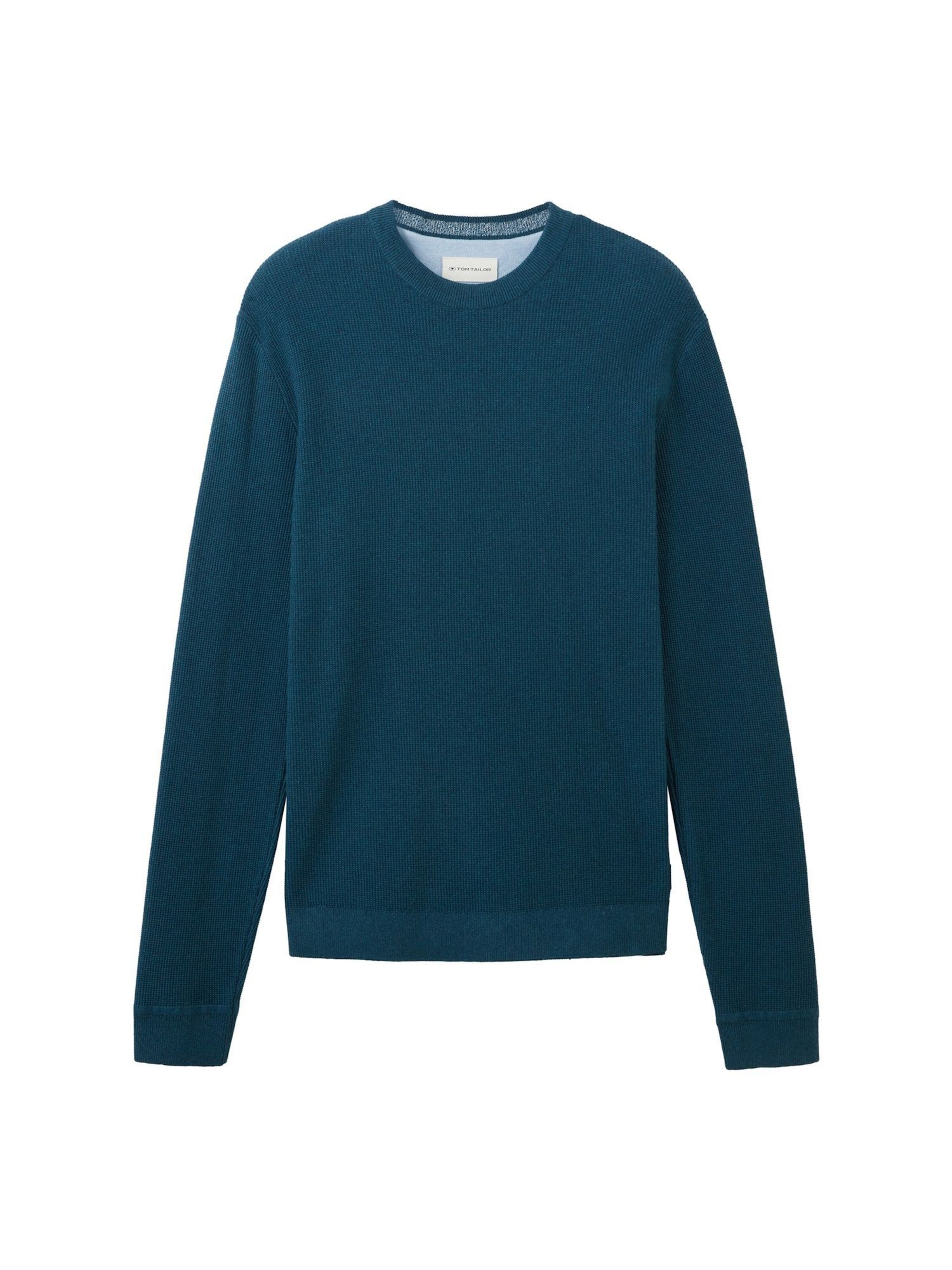 Pull-over TOM TAILOR en vert : devant