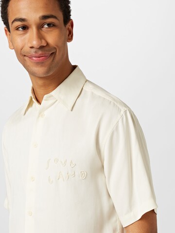 Soulland Regular fit Button Up Shirt 'Jodie' in White