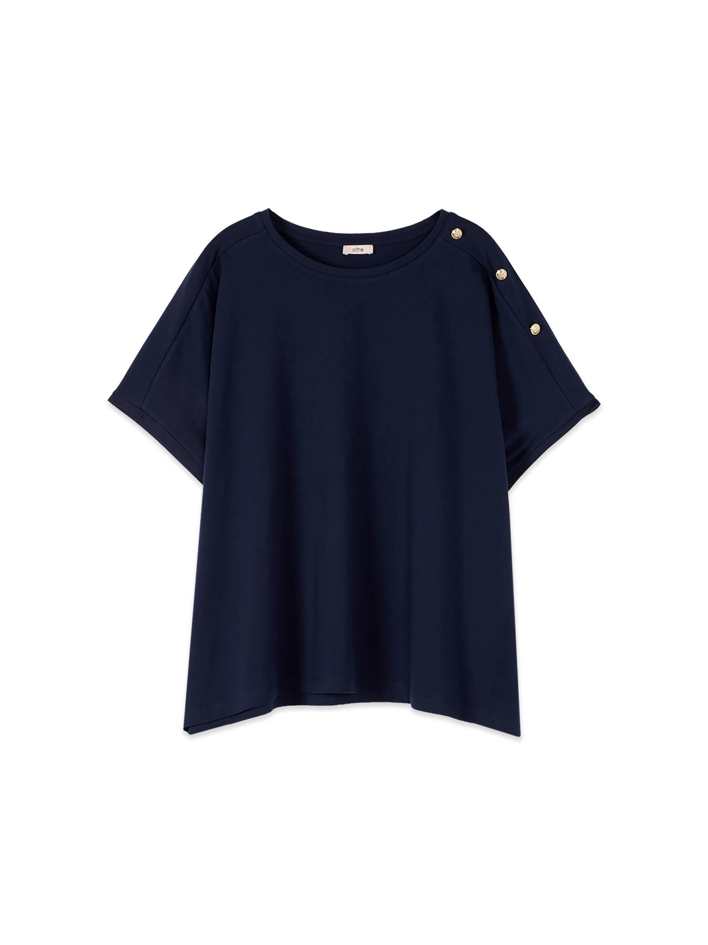 Maglietta di oltre in blu: frontale