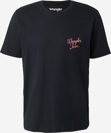 T-Shirt WRANGLER en noir : devant