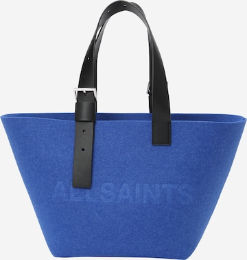 AllSaints Nakupovalna torba 'ANIK FELT' | modra barva: sprednja stran