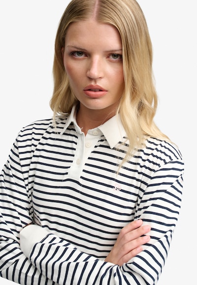 Superdry & Co Shirt 'Athletic Essential' in M in de kleur Ecru / Marine, Productweergave