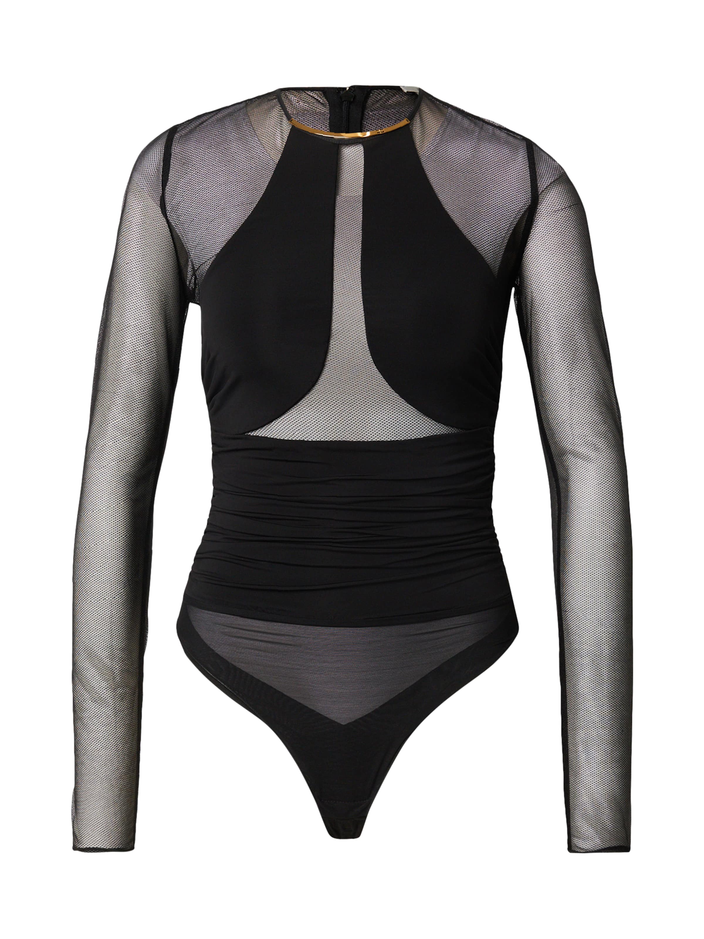 Elisabetta Franchi Košeľové body - Čierna: predná strana