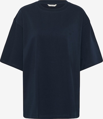 T-shirt 'CROkina' Cream en bleu : devant
