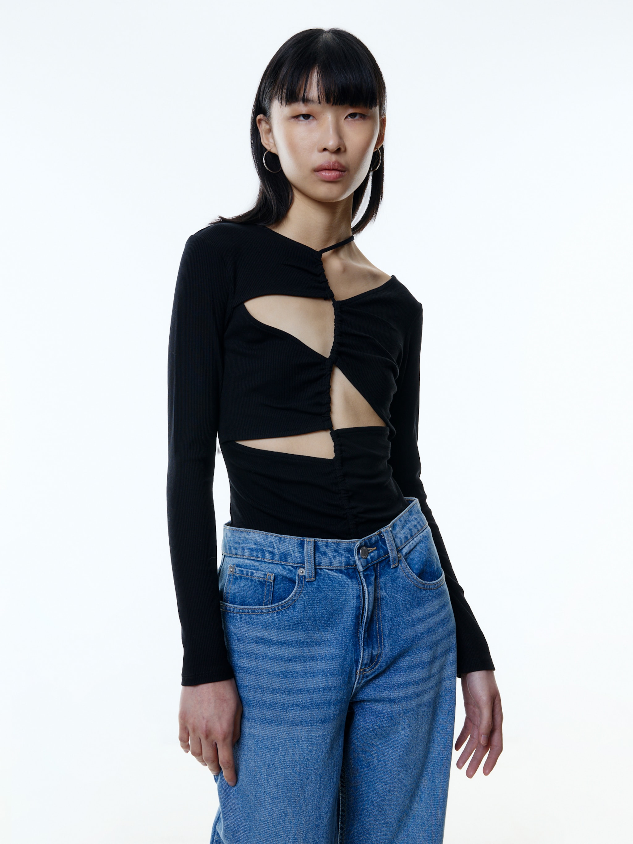 EDITED Produkte Shirt 'Regina' schwarz