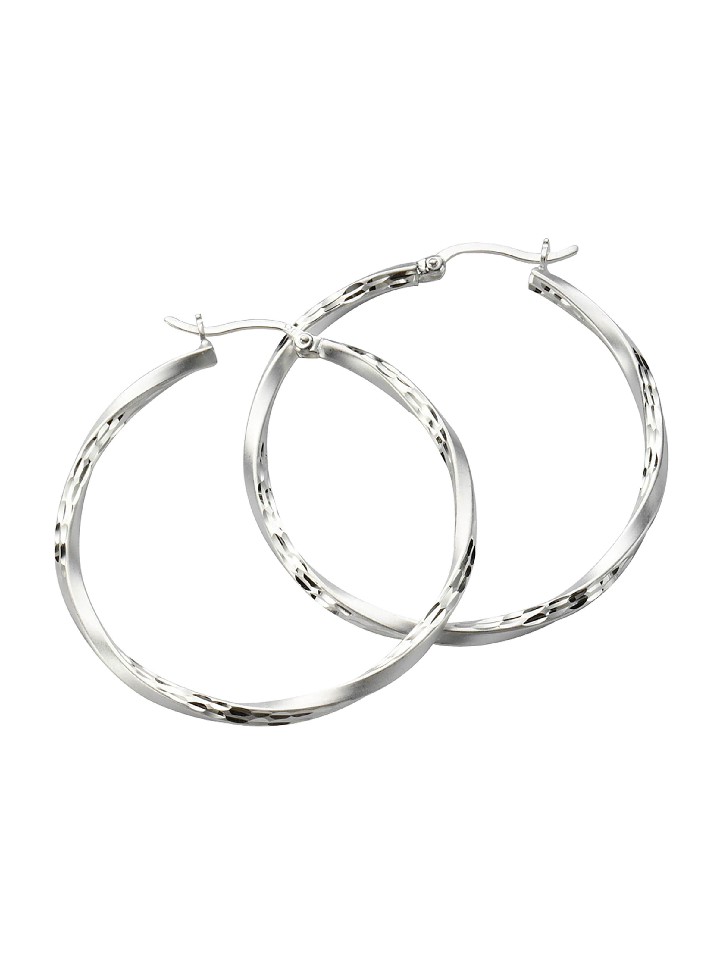 Zeeme Boucles d'oreilles en argent, Vue avec produit
