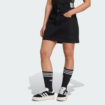 Jupe 'Firebird' ADIDAS ORIGINALS en noir : devant