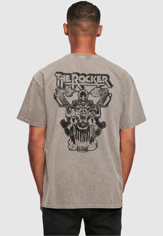 Merchcode T-Shirt 'Thin Lizzy - Logo Rocker' in Grau