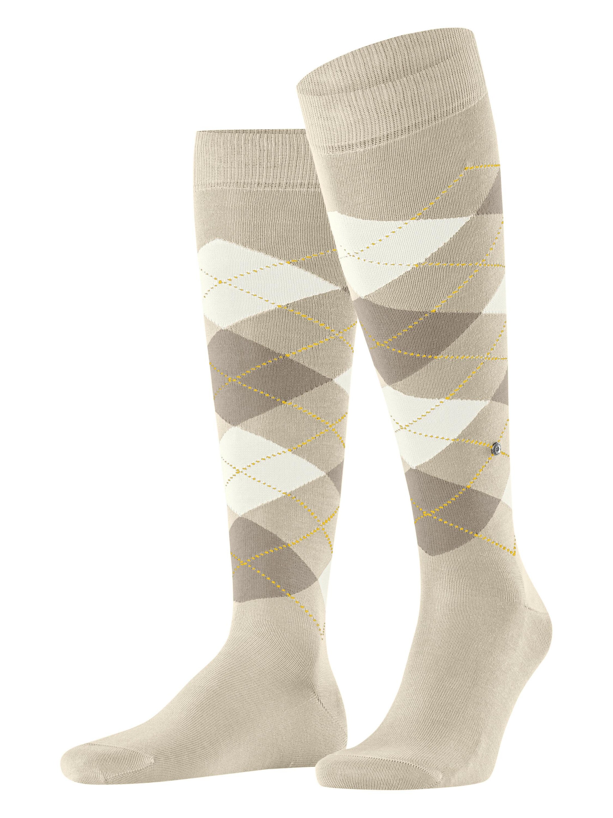 BURLINGTON Kniestrümpfe 'Manchester'‌‌‌‌‌ in Beige: Vorderseite