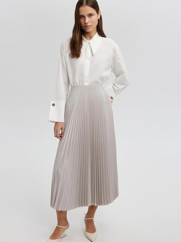 Jupe 'Pleated Skirt' Touché Privé en gris