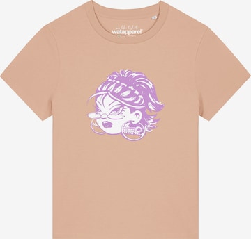 Watapparel Shirt 'Babe' in Oranje: voorkant