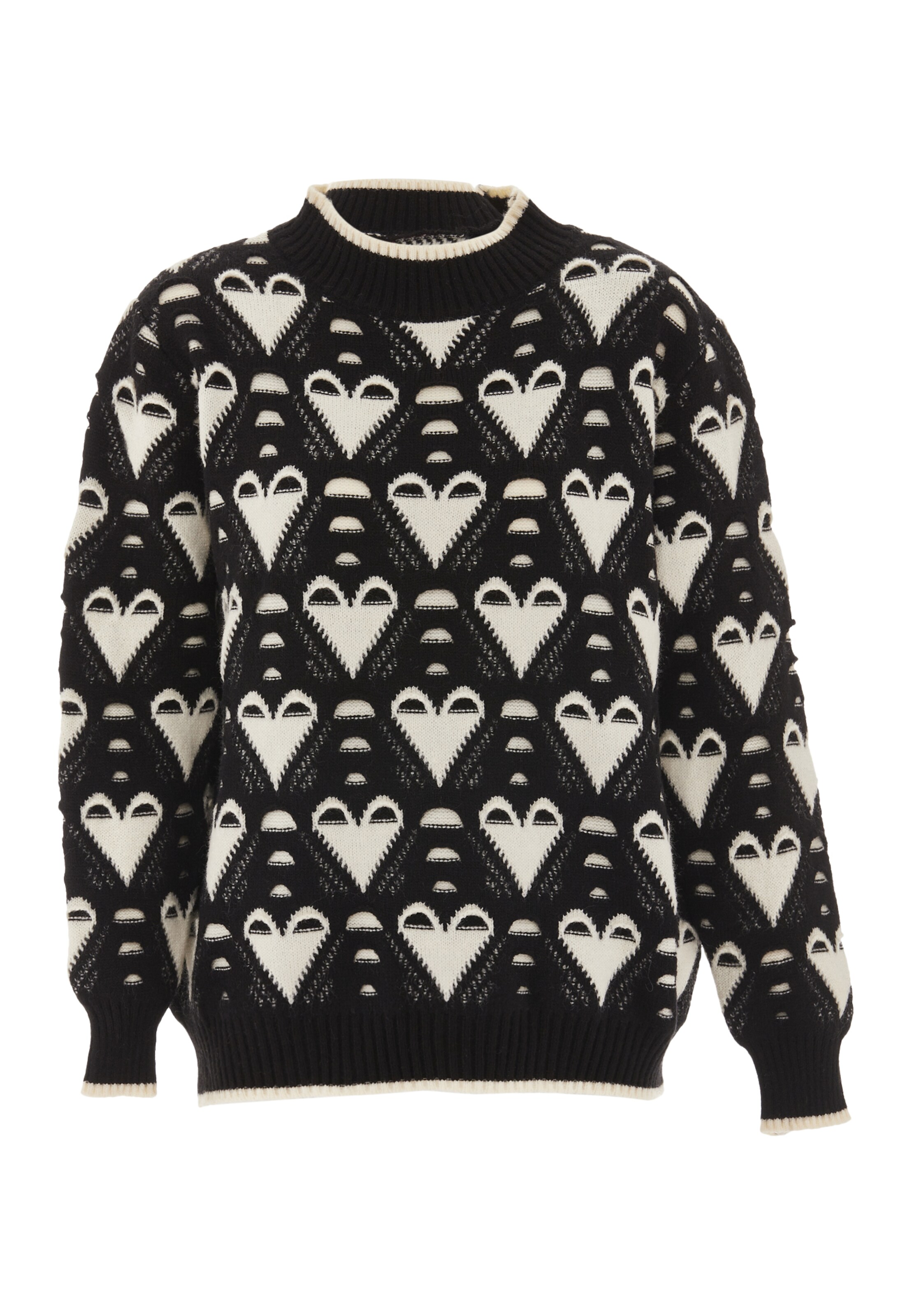 swirly Свитер в Черный: спереди