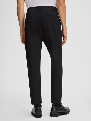 Regular Pantalon à plis ' Lui ' STRELLSON en noir