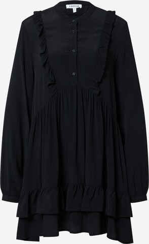 Robe-chemise 'Bijou' EDITED en noir : devant