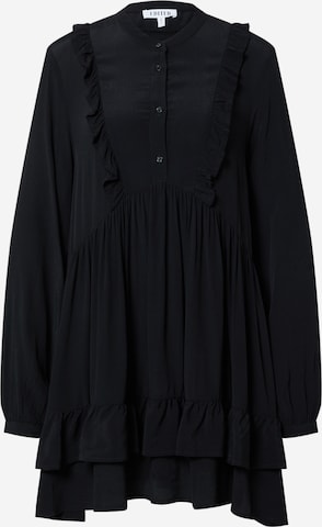 EDITED - Vestido camisero 'Bijou' en negro: frente