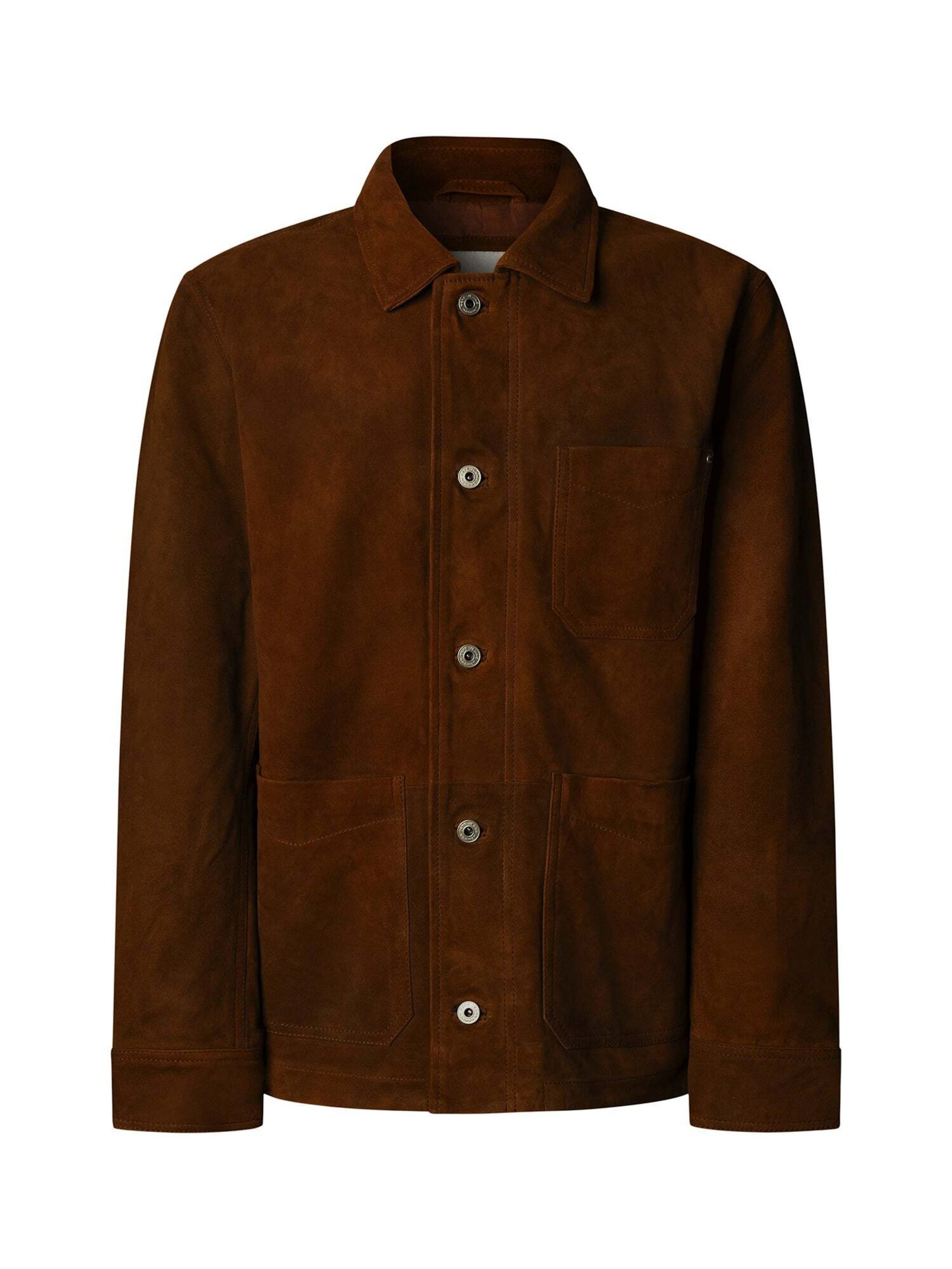 Pepe Jeans Between-season jacket 'Sinbar' in Brown: front