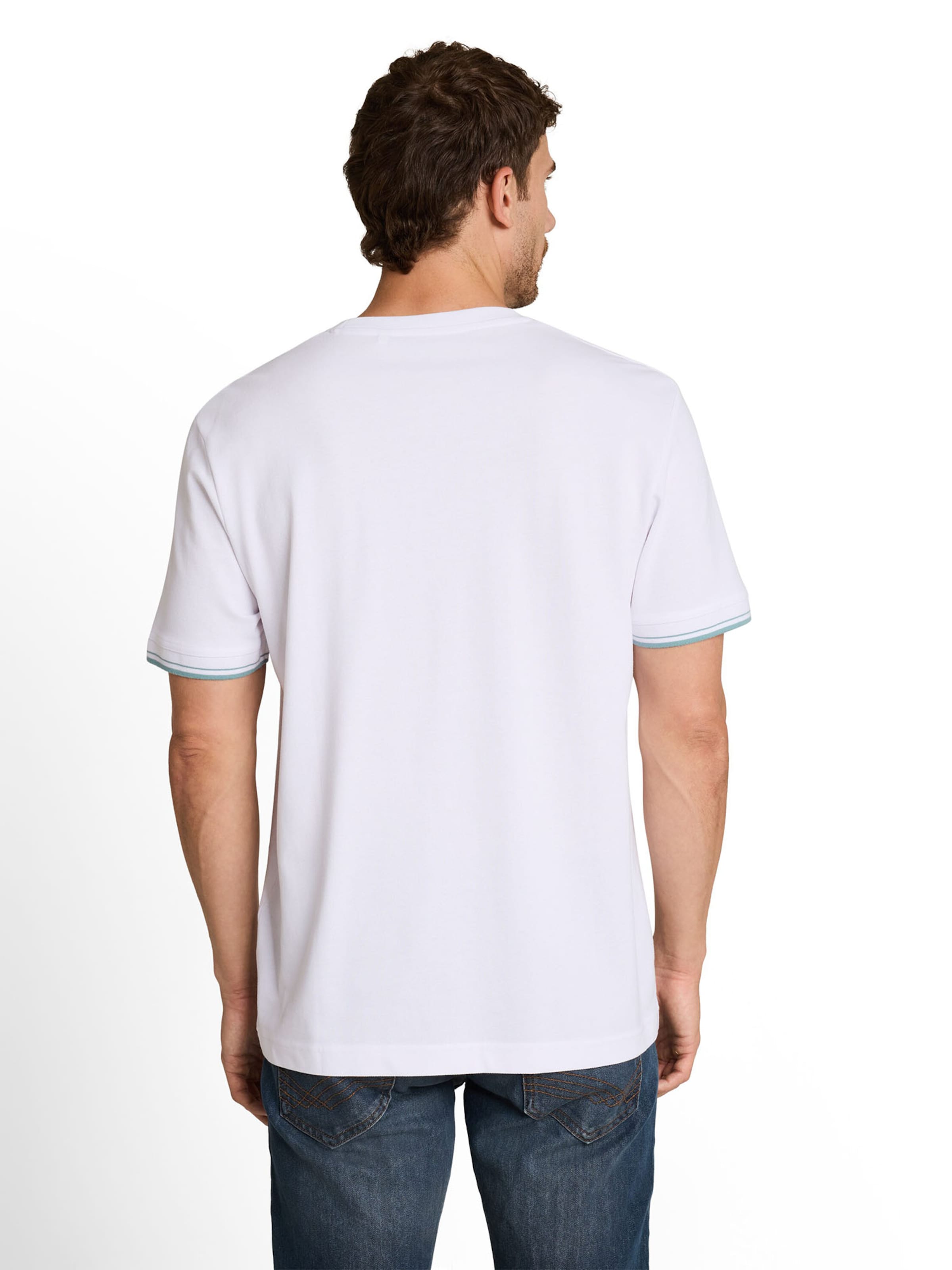 balts TOM TAILOR T-Krekls