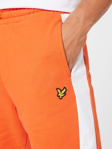 Lyle & Scott tavaline Püksid, värv oranž