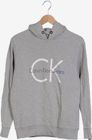 Calvin Klein Jeans Kapuzenpullover L in Grau: predná strana